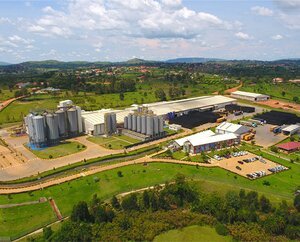 Aerial view of the Nile Breweries Jinja Plant facility